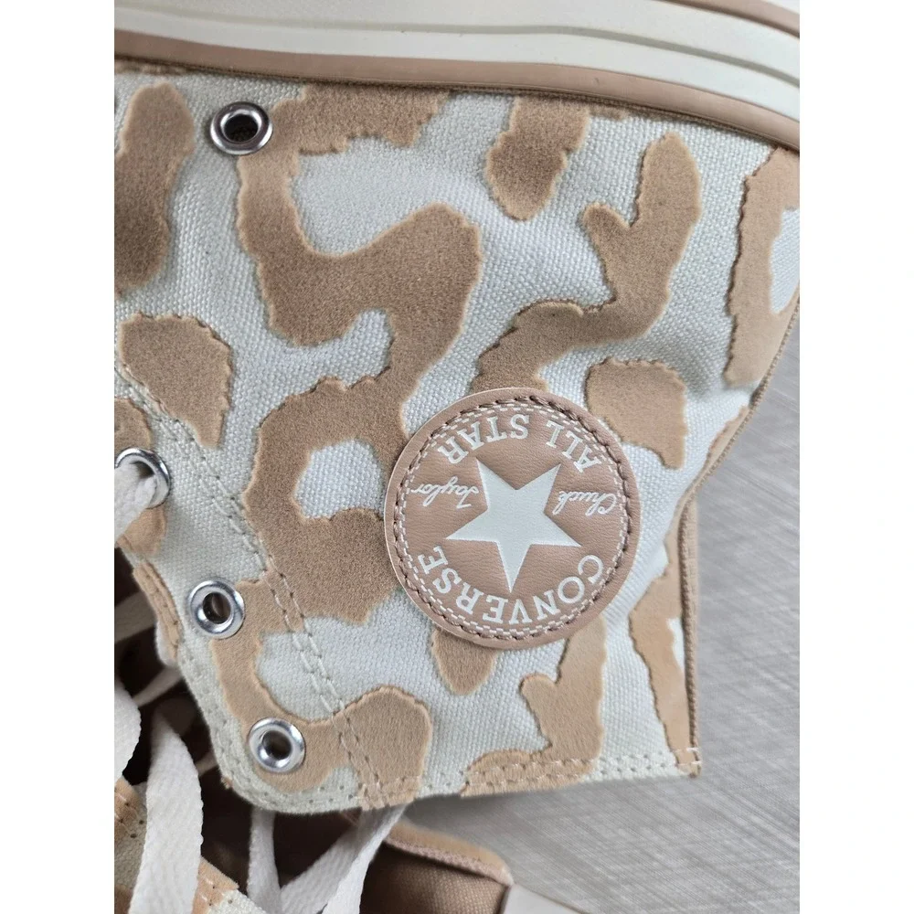 Converse Chuck Taylor All Star Eva Lift Hi Leopard Print A11112C Kids Size 6